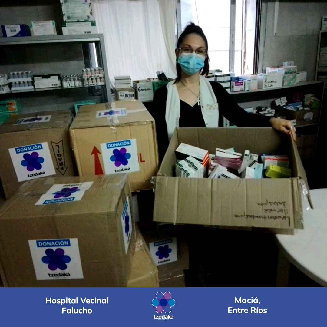 donaciones de medicamentos en todo el país - fundación tzedaká